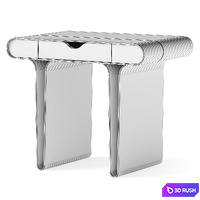 Paolo Castelli Selima Bedside Table 3D Model Vray, Corona