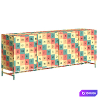 Stormy Sideboard 3D Model Vray