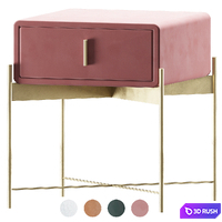 Dresser Modnodesign color set 3D Model Corona