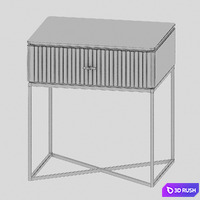 Bedside table Badiko 3D Model Corona