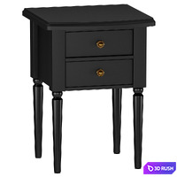 Bedside table "Blues" 3D Model Corona