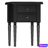 Bedside table "Blues" 3D Model Corona