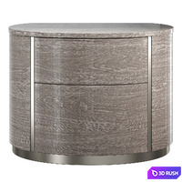 Bedside table Camelgroup Round silver 3D Model Corona