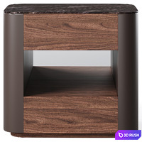Bedside table Volare by Cosmo 3D Model Vray, Corona
