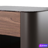 Bedside table Volare by Cosmo 3D Model Vray, Corona