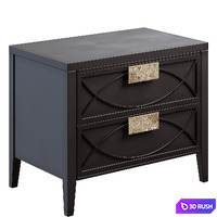 Nightstand Amelie Black Nightstand 3D Model Corona