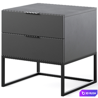 Bedside table Kobe by Actona 3D Model Vray, Corona