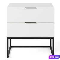 Bedside table Kobe by Actona 3D Model Vray, Corona