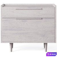 Tate Lateral File Cabinet by Crate and Barrel 3D Model Vray, Corona