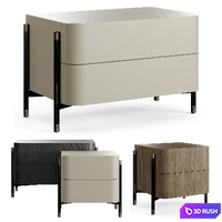 Laskasas Rosie 2022.1 Bedside Table 3D Model Vray, Corona