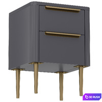 Nightstand Bedside Table Ebro 3D Model Corona