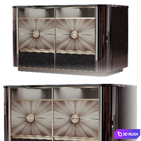 Wardrobe island 03 3D Model Corona