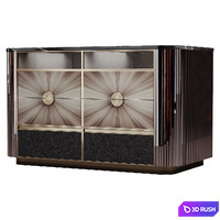 Wardrobe island 03 3D Model Corona