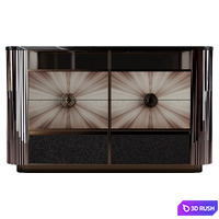 Wardrobe island 03 3D Model Corona