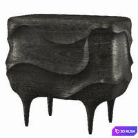 Calebwoodardfurniture Maelstrom nightstand 3D Model Corona