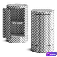 Master Studio for Lemon Constant Bedside Table 3D Model Vray, Corona