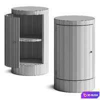 Master Studio for Lemon Constant Bedside Table 3D Model Vray, Corona