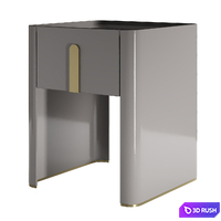 Bedside tables Corner Design Xande 3D Model Corona