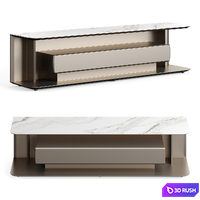 Cattelan Italia Award TV Cabinet 3D Model Vray, Corona