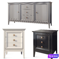 Chest of drawers and bedside table Tesoro Aletan