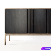 Chest of drawers and bedside table Icons Panormo 3D Model Vray, Corona