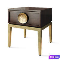 Chest of drawers and bedside table Art Deco Artpunk23 3D Model Vray, Corona