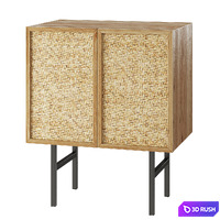 Chest of drawers and nightstand Pletenice by Laredoute 3D Model Corona