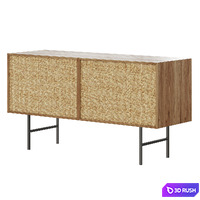 Chest of drawers and nightstand Pletenice by Laredoute 3D Model Corona
