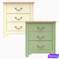 Bedside table Olivia, 54 * 60 * 40 cm 3D Model Corona