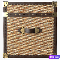 MAYFAIR RATTAN SIDE TABLE 3D Model Vray, Corona