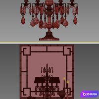 EICHHOLTZ 108846 GIRANDOLE 3D Model Vray