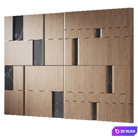 Decorative panels 1 3D Model Corona