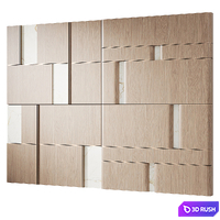Decorative panels 1 3D Model Corona