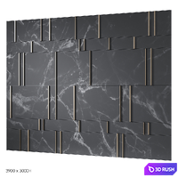 Decorative panels 2 3D Model Corona