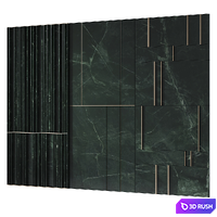 Decorative panels 2 3D Model Corona