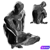 Sculpture Abstract human / Rory Menage 07 3D Model Corona