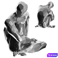 Sculpture Abstract human / Rory Menage 07 3D Model Corona