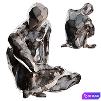 Sculpture Abstract human / Rory Menage 07 3D Model Corona