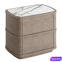 Bedside table Eichholtz - Cabana 3D Model Corona