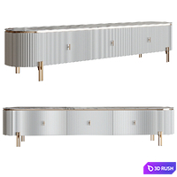 TV bench Battipaglia Slate 3D Model Corona