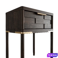 Bedside table Textures 3D Model Vray, Corona
