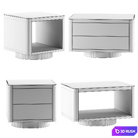 MILTON | Bedside tables By Minotti 3D Model Corona