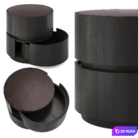 Bedside cabinet LETTO by ENNE 3D Model