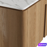 Chest of drawers City 3D Model Vray, Corona