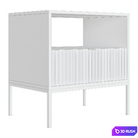 Bedside table Icilia 3D Model Corona