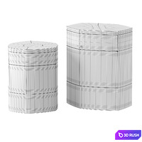 ELIE Bedside Table by Pierre Yovanovitch 3D Model Corona