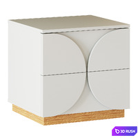 Bedside table bolle from DIVE HOME 3D Model Corona