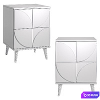 Nightstand Modern-1 3D Model Corona