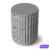 Soho Home Railton Bedside Table 3D Model Vray, Corona