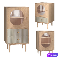 Tall cabinets "Bubble" from Etazherka 3D Model Corona